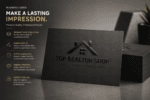 Luxury Raised Spot UV Business Cards – Premium Printing for Professionals