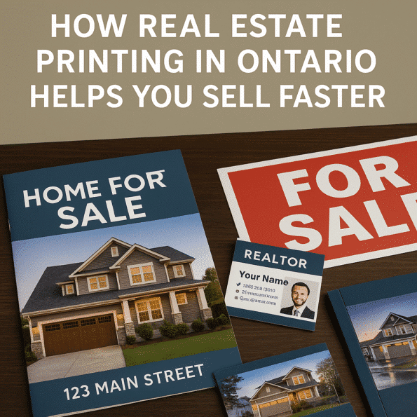 How Real Estate Printing in Ontario Helps You Sell Faster