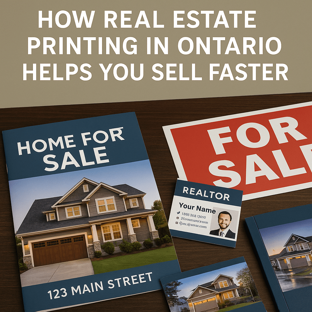 How Real Estate Printing in Ontario Helps You Sell Faster