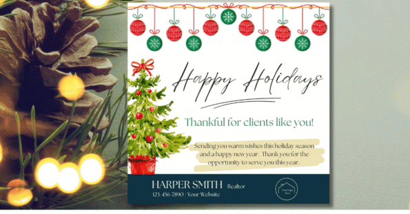 Best Happy Holidays Cards for Ontario Realtors to Impress Clients