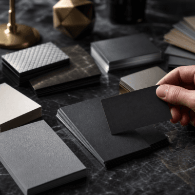 Raised spot UV business cards vs foil: a comparison for real estate agents