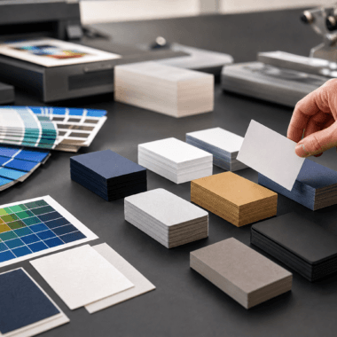 Raised spot UV business cards vs foil: a comparison for real estate agents