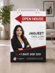 Large Custom Real Estate Open House Sign