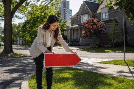How to Choose Directional Signs for a Mississauga Open House